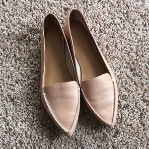 J Crew Factory Edie loafers size 7 nude color